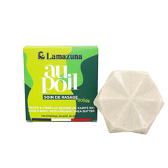 Lamazuna Shaving bar lemon & green tea 70 Gram