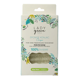 Lady Green Konjac gelaatspons aloe vera 1 Stuks