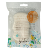 Lady Green Konjac lichaamsspons crushed walnut 1.00 Stuks