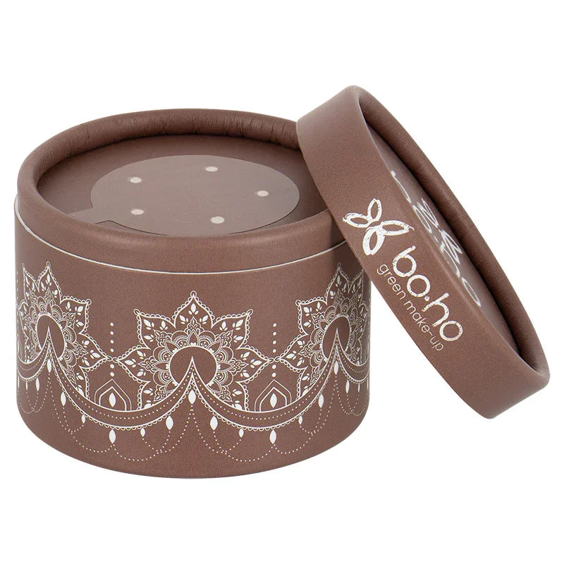 Boho green makeup Mineral loose powder translucent powder white 10 Gram