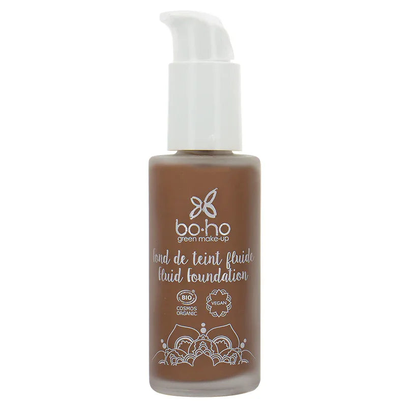 Boho green makeup Liquid foundation 10 cafe au lait 30 Milliliter