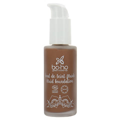 Boho green makeup Liquid foundation 10 cafe au lait 30 Milliliter