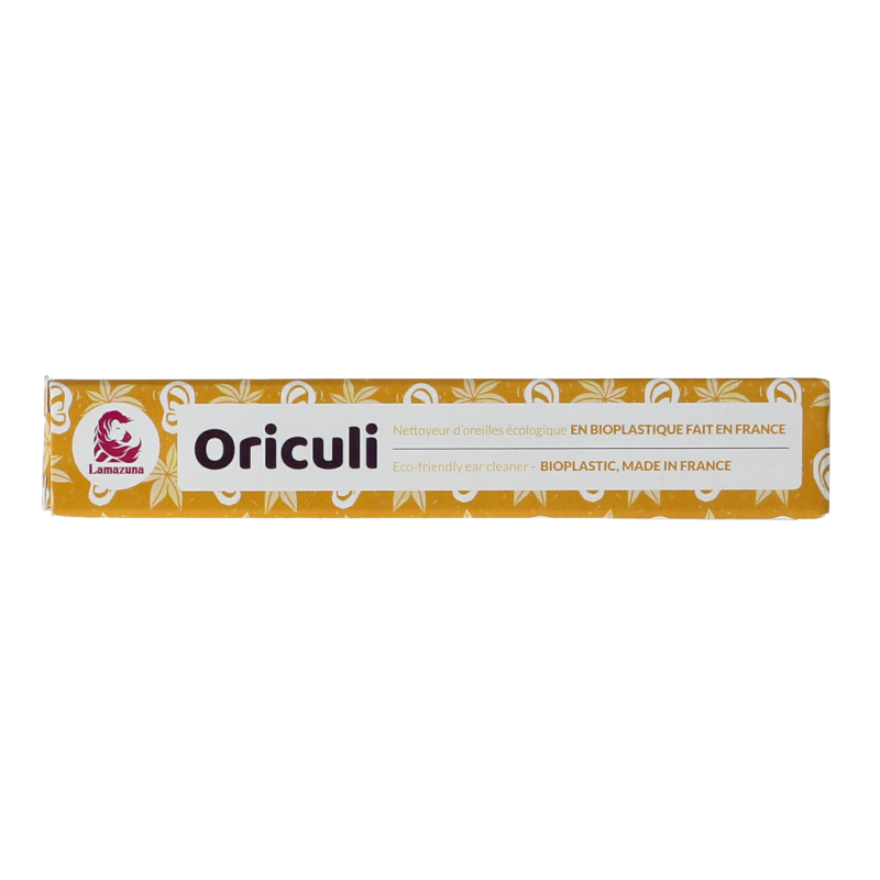 Lamazuna Bioplastic oriculi yellow 1 Stuks