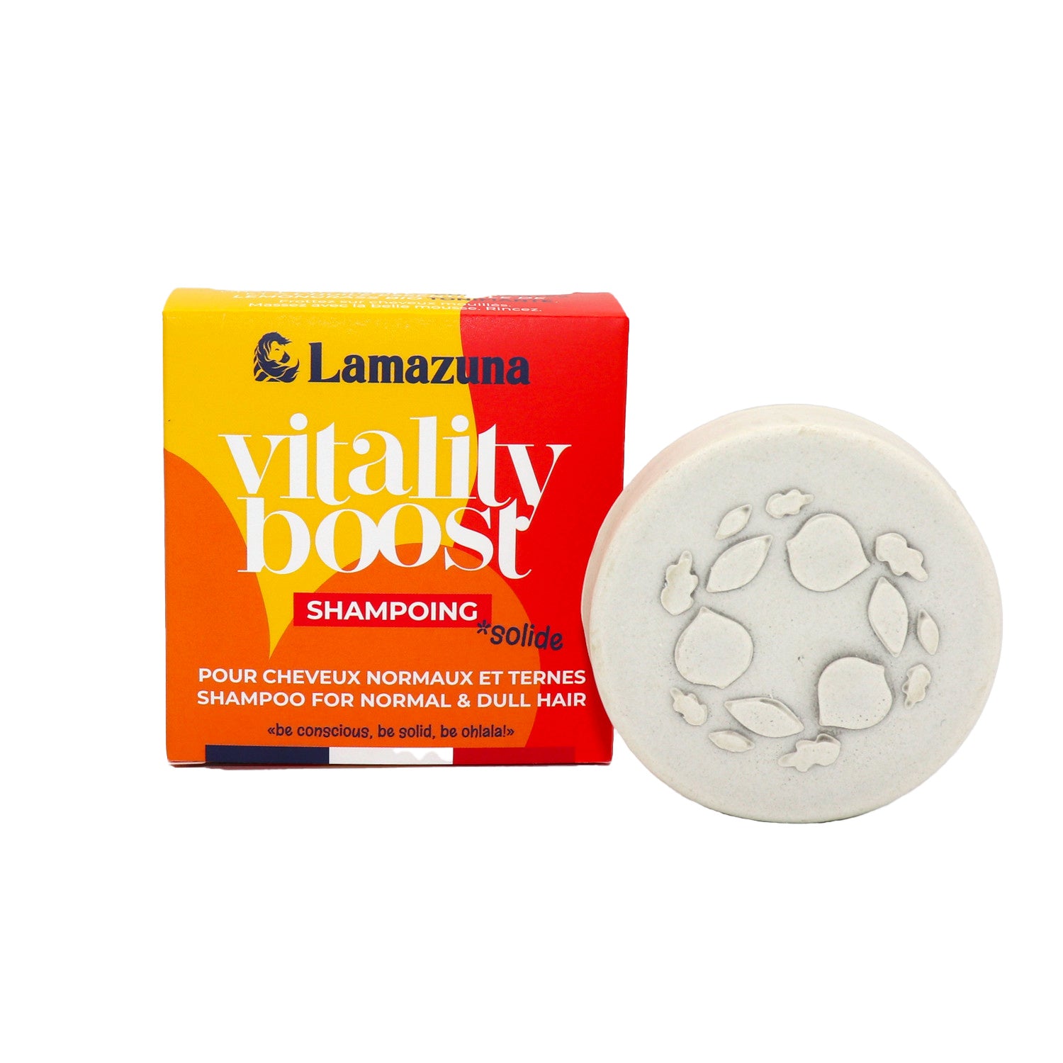 Lamazuna Shampoo bar normal hair - vitality boost 70 Gram
