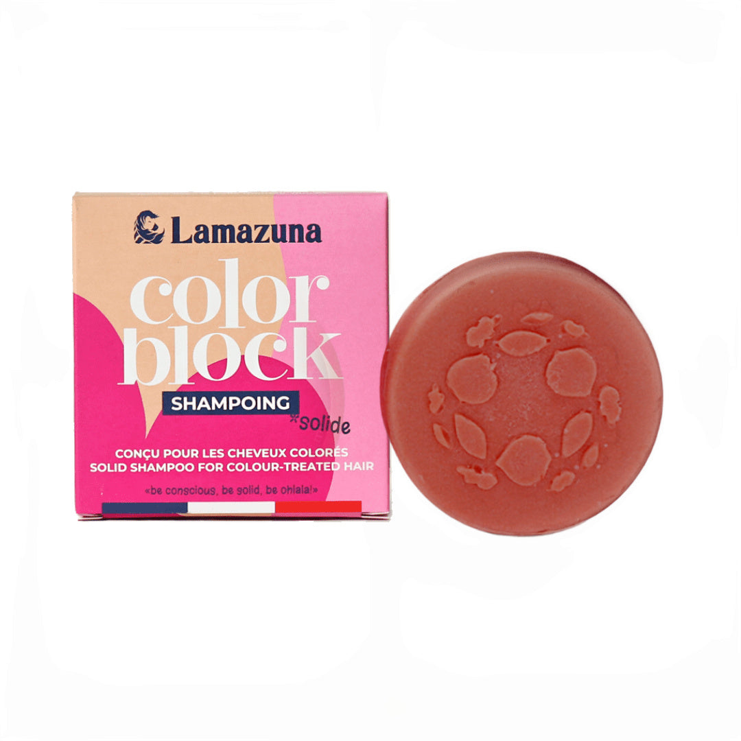 Lamazuna Shampoo bar color-treated hair color block 70 Gram