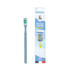 Lamazuna Toothbrush medium storm blue 1 Stuks
