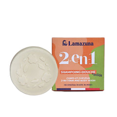 Lamazuna 2 In 1 Hair and body wash bar 70 Gram