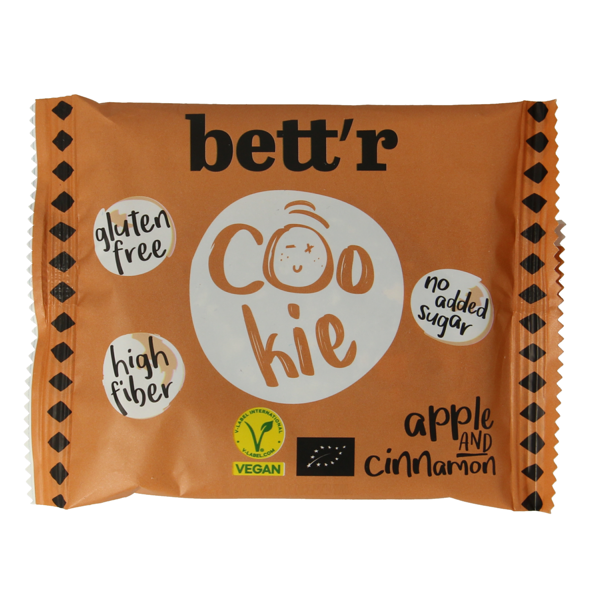 Rookies Cookie apple & cinnamon glutenvrij bio 40.00 Gram