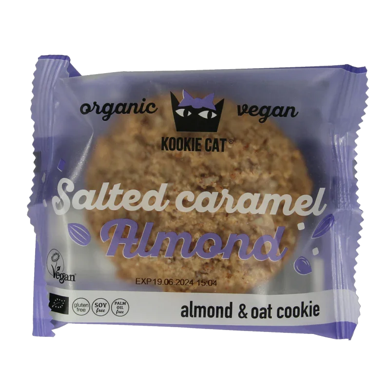 Kookie Cat Salted caramel & almonds bio 50 Gram