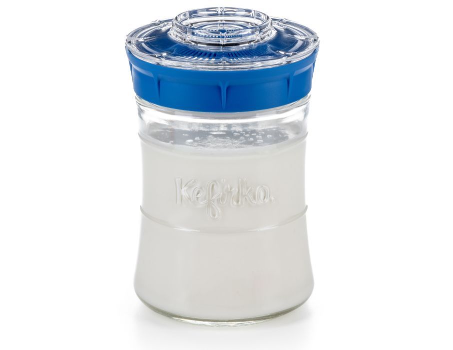 Kefirko Melk-water kefir maker 900ml blauw 1.00 Stuks