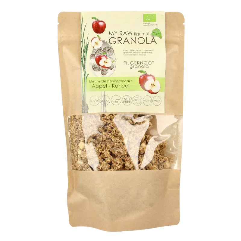 Vitiv Tijgernoot granola appel kaneel bio 230 Gram
