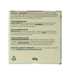 Tinktura Shampoo bar zilver 1 Stuks