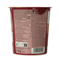 Natur Compagnie Cupnoodles Asia vegetable bio 55.00 Gram