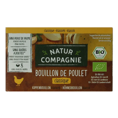 Natur Compagnie Kippenbouillon 8 blokjes bio 88 Gram