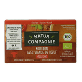 Natur Compagnie Rundvleesbouillon blokjes bio 8 Stuks