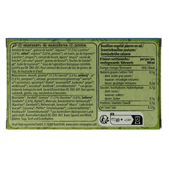 Natur Compagnie Groentebouillon zonder zout bio 68 Gram