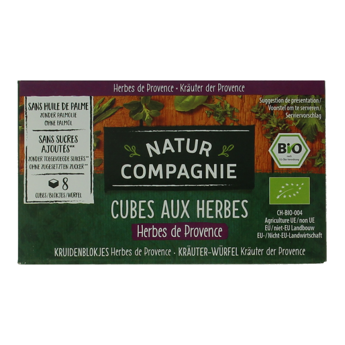 Natur Compagnie Herb de provence blokjes bio 80.00 Gram