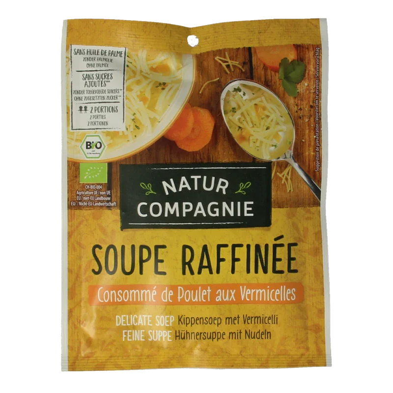 Natur Compagnie Kippensoep met vermicelli bio 40 Gram