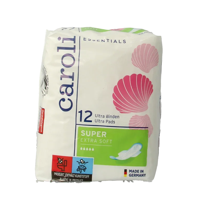 Caroli Maandverband ultra super plus 12 Stuks