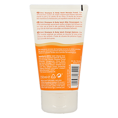 Weleda Kids 2-in-1 shampoo & bodywash blije sinaasappel 150 Milliliter