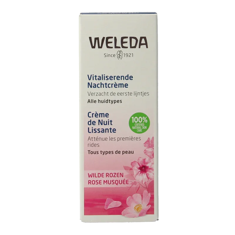 Weleda Wilde rozen vitaliserende nachtcreme 30 Milliliter