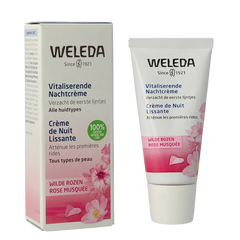 Weleda Wilde rozen vitaliserende nachtcreme 30 Milliliter