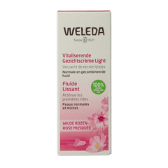 Weleda Wilde rozen vitaliserende gezichtscreme light 30 Milliliter