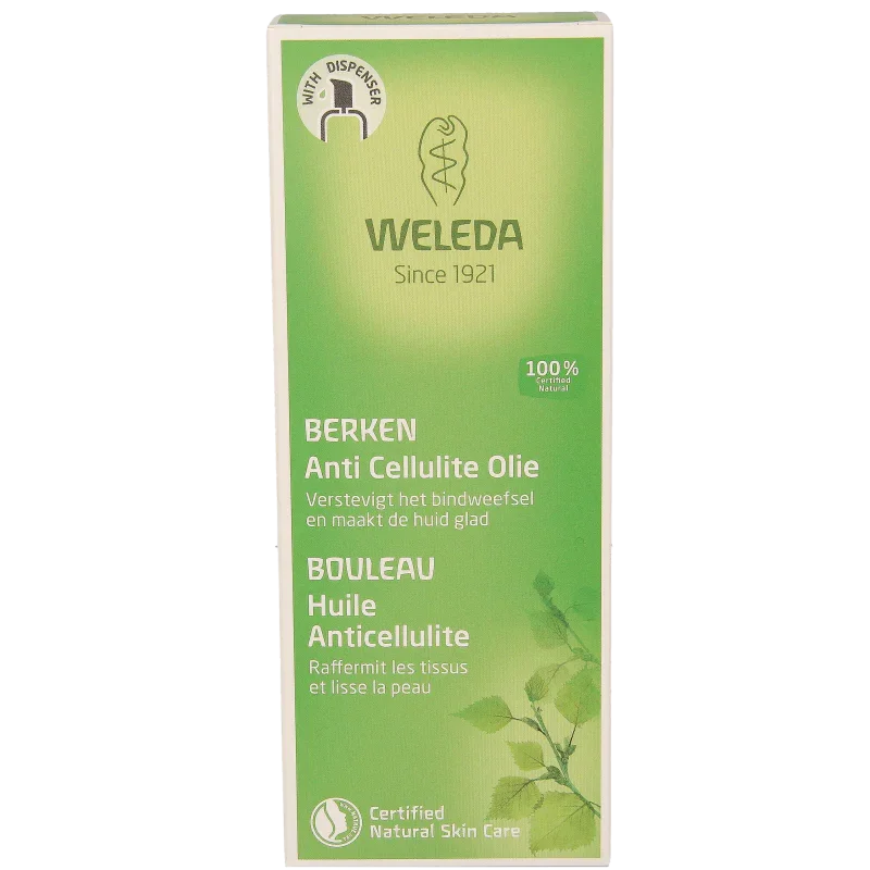 Weleda Berken anti cellulite olie 100 Milliliter