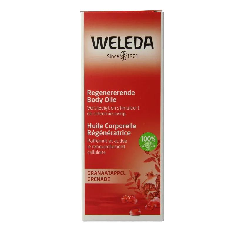 Weleda Granaatappel regenererende body olie 100 Milliliter
