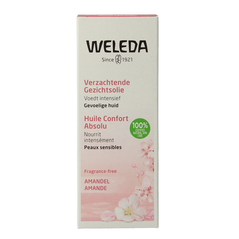 Weleda Amandel verzachtende gezichtsolie 50 Milliliter