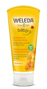 Weleda Calendula baby shampoo & douchecreme 200 Milliliter