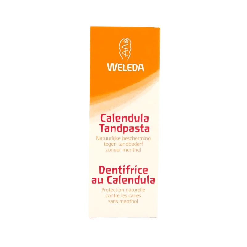 Weleda Oral care calendula tandpasta muntvrij 75 Milliliter