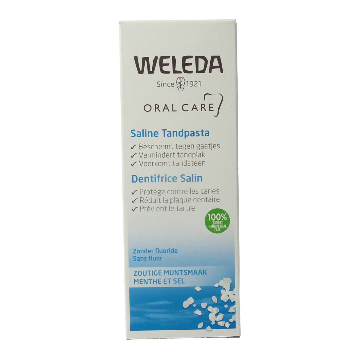Weleda Oral care saline tandpasta 75.00 Milliliter
