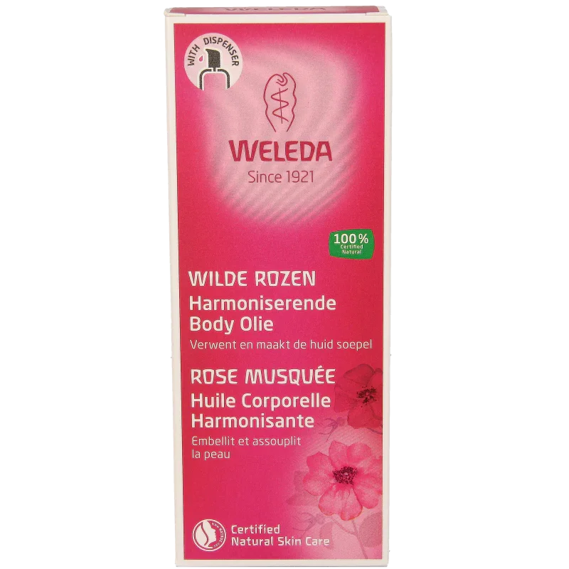 Weleda Wilde rozen harmoniserende body olie 100 Milliliter