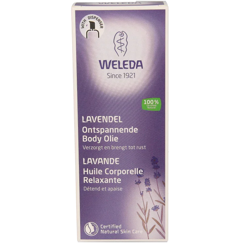 Weleda Lavendel ontspannende body olie 100 Milliliter