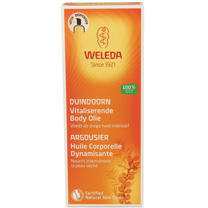 Weleda Duindoorn vitaliserende body olie 100 Milliliter