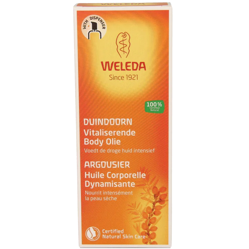 Weleda Duindoorn vitaliserende body olie 100 Milliliter
