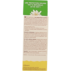 Weleda Edelweiss zonnelotion gevoelige huid SPF30 150 Milliliter