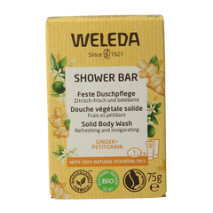 Weleda Shower bar ginger + petitgrain 75 Gram