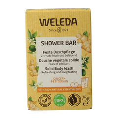 Weleda Shower bar ginger + petitgrain 75.00 Gram