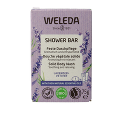 Weleda Shower bar lavender + vetiver 75 Gram