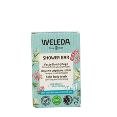 Weleda Shower bar geranium + litsea cubeba 75 Gram