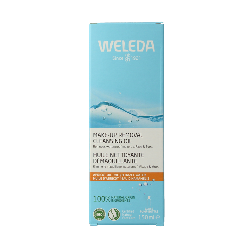 Weleda Reinigingsolie & make up remover 150 Milliliter