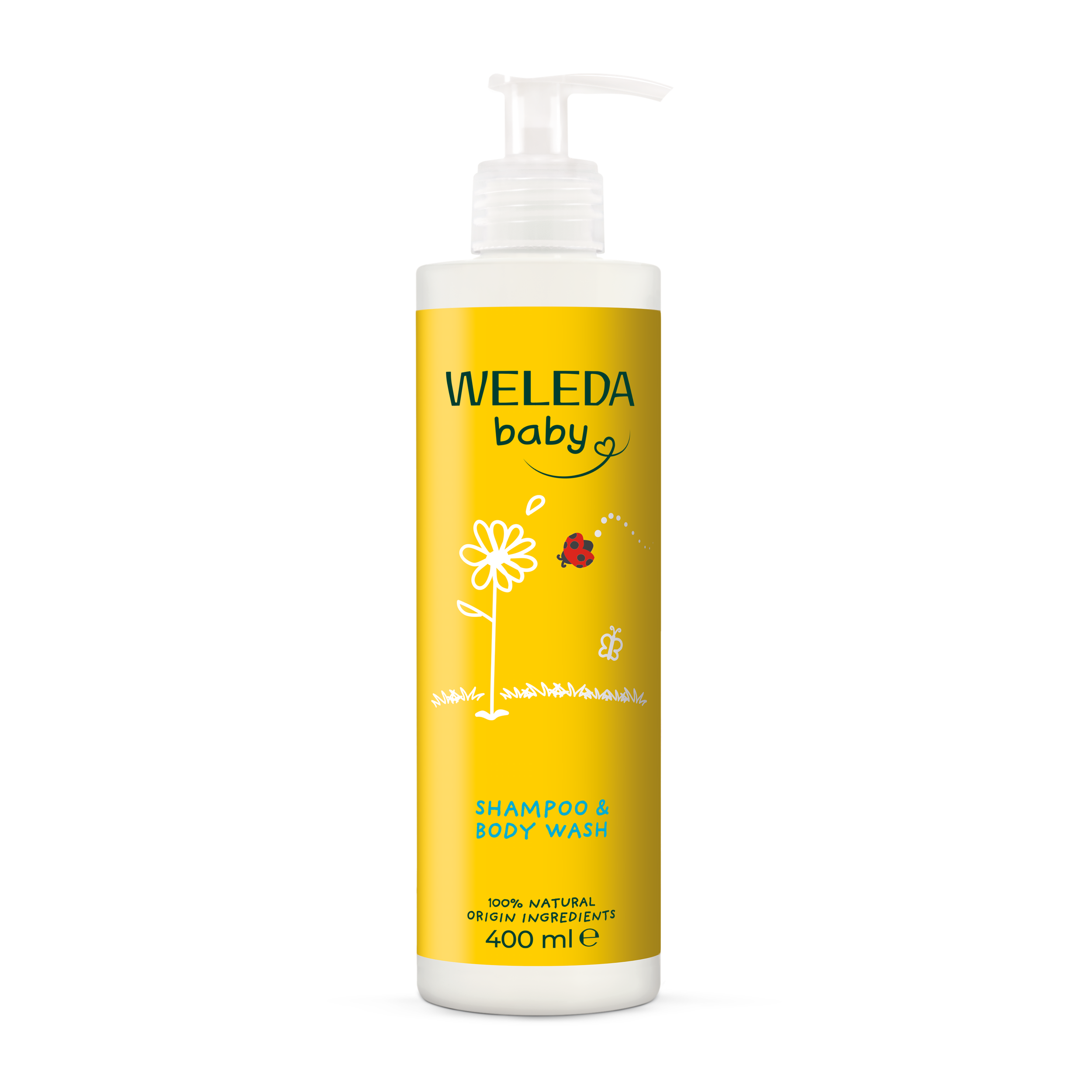 Weleda Calendula shampoo & douchecreme bio 400 Milliliter