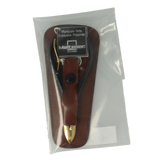 Malteser Nageltang 10cm met luxe bruin leren hoes 1 Stuks