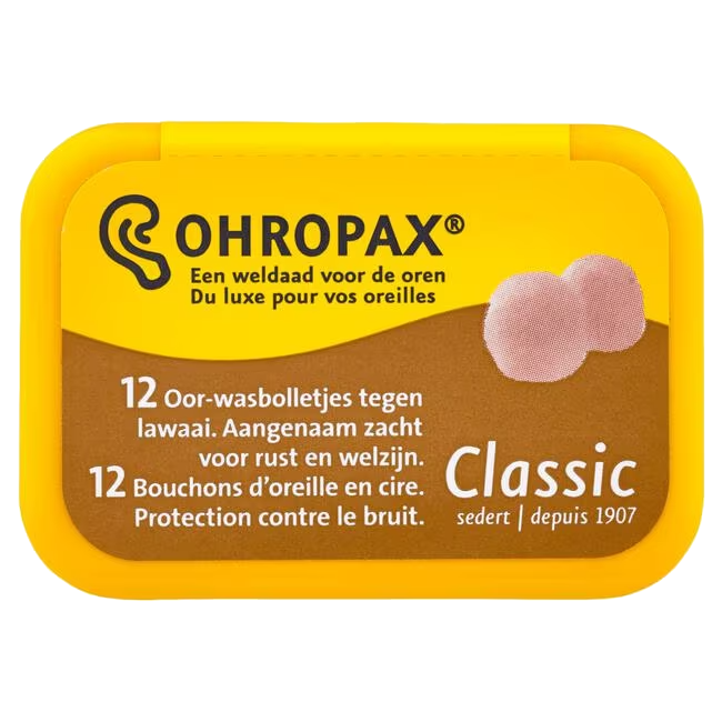 Ohropax Geluiddemper lawaai classic 12 Stuks