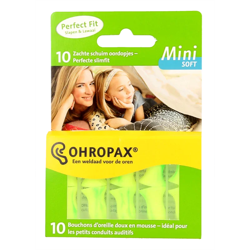 Ohropax Soft geluid mini 10 Stuks