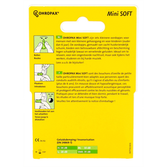 Ohropax Soft geluid mini 10 Stuks