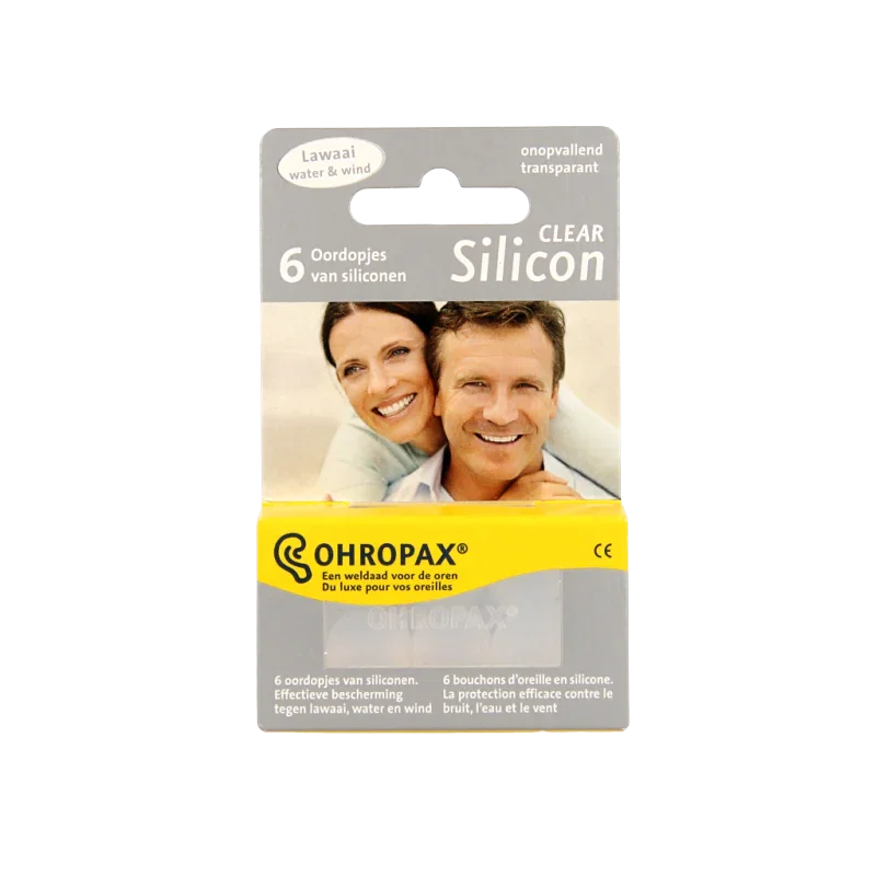Ohropax Silicon clear 6 Stuks