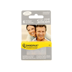 Ohropax Silicon clear 6 Stuks